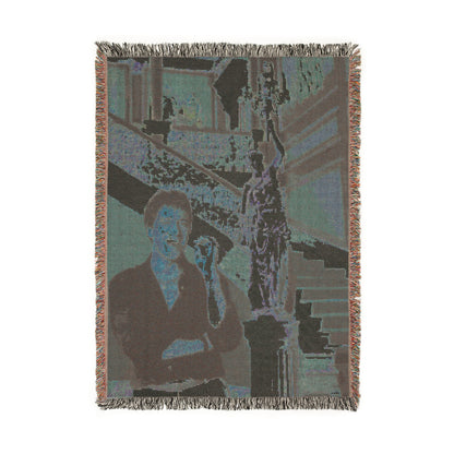 TONY-CIGAR-IN MANSION-Woven Blanket